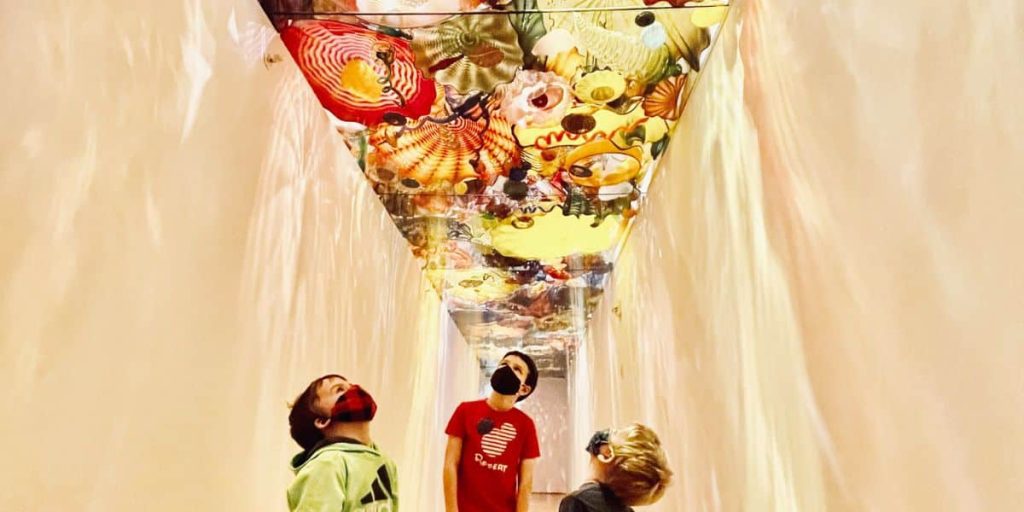 The Chihuly traveling exhibit at The Baker Museum in Naples, FL. 