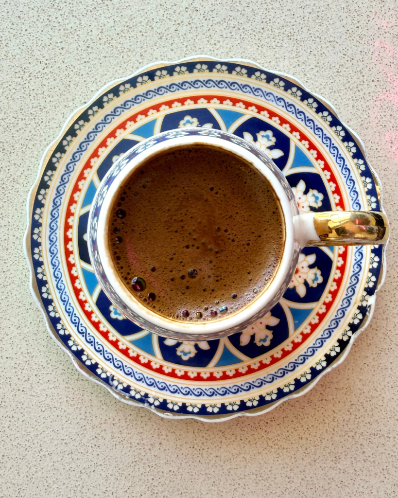 Turkish coffee from Cafe Marquise in Naples, FL