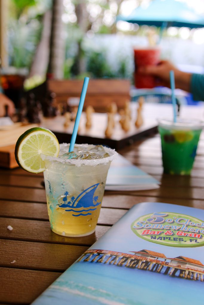 Perfect margarita at 5 O'Clock Somewhere Bar & Grill Naples